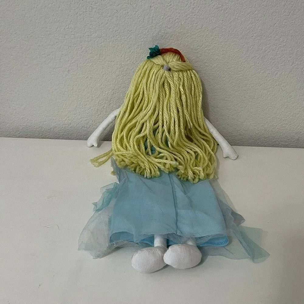 Pottery Barn Kids Designer Doll Mermaid on Land Sea Princess Blue Dress 18